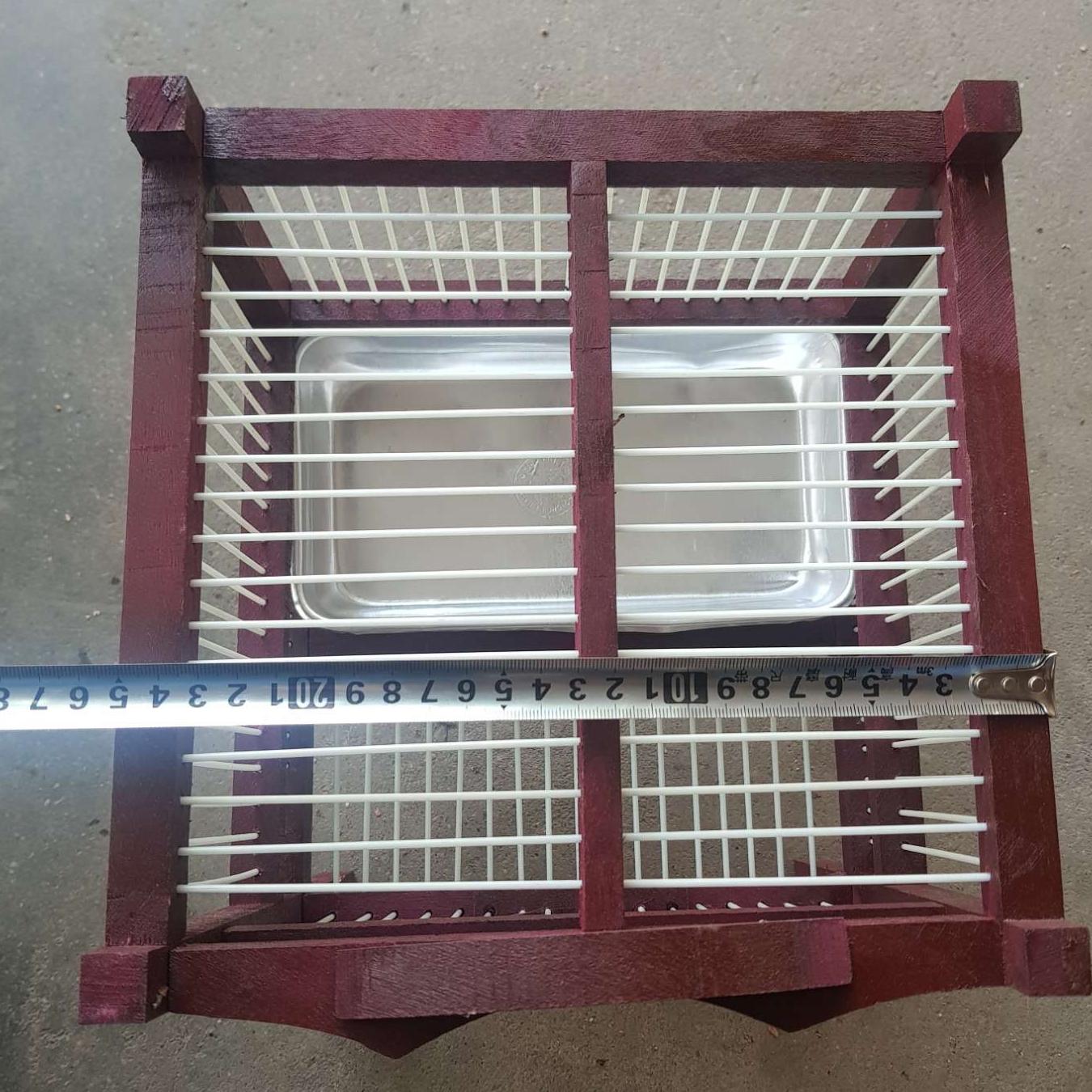 Lồng tắm cho chim kèm khay nhôm