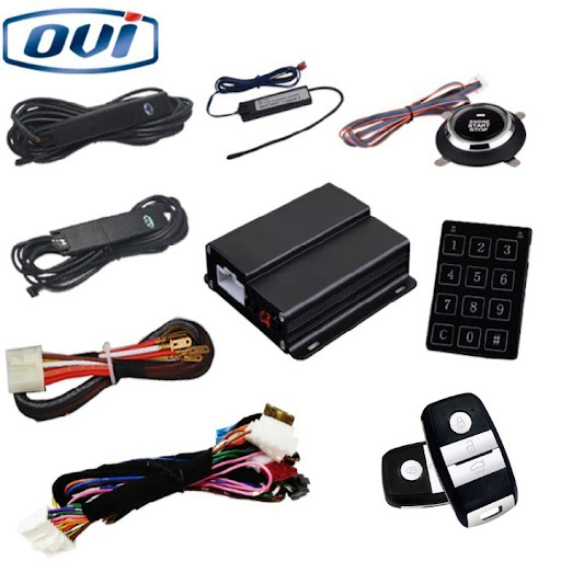 Bộ Chìa Khoá Thông Minh SMART KEY Chính Hãng OVI (Cho Các Dòng Xe KIA) - Nút Nhấn START STOP, Điều Khiển Đề Nổ Từ Xa, Tự Động Khoá Mở Cửa, Khoá Mở Cốp Xe