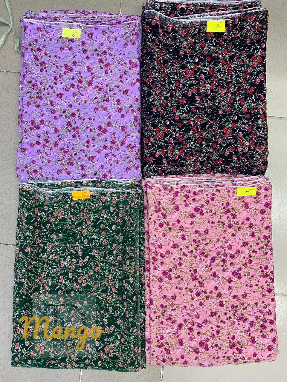 VẢI LỤA MANGO THỜI TRANG 20JUL230638  (KHỔ : 1m x 1m5)