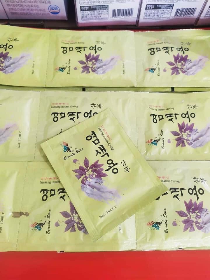 DẦU GỘI ĐEN TÓC PHỦ BẠC DÂY 10 GÓI