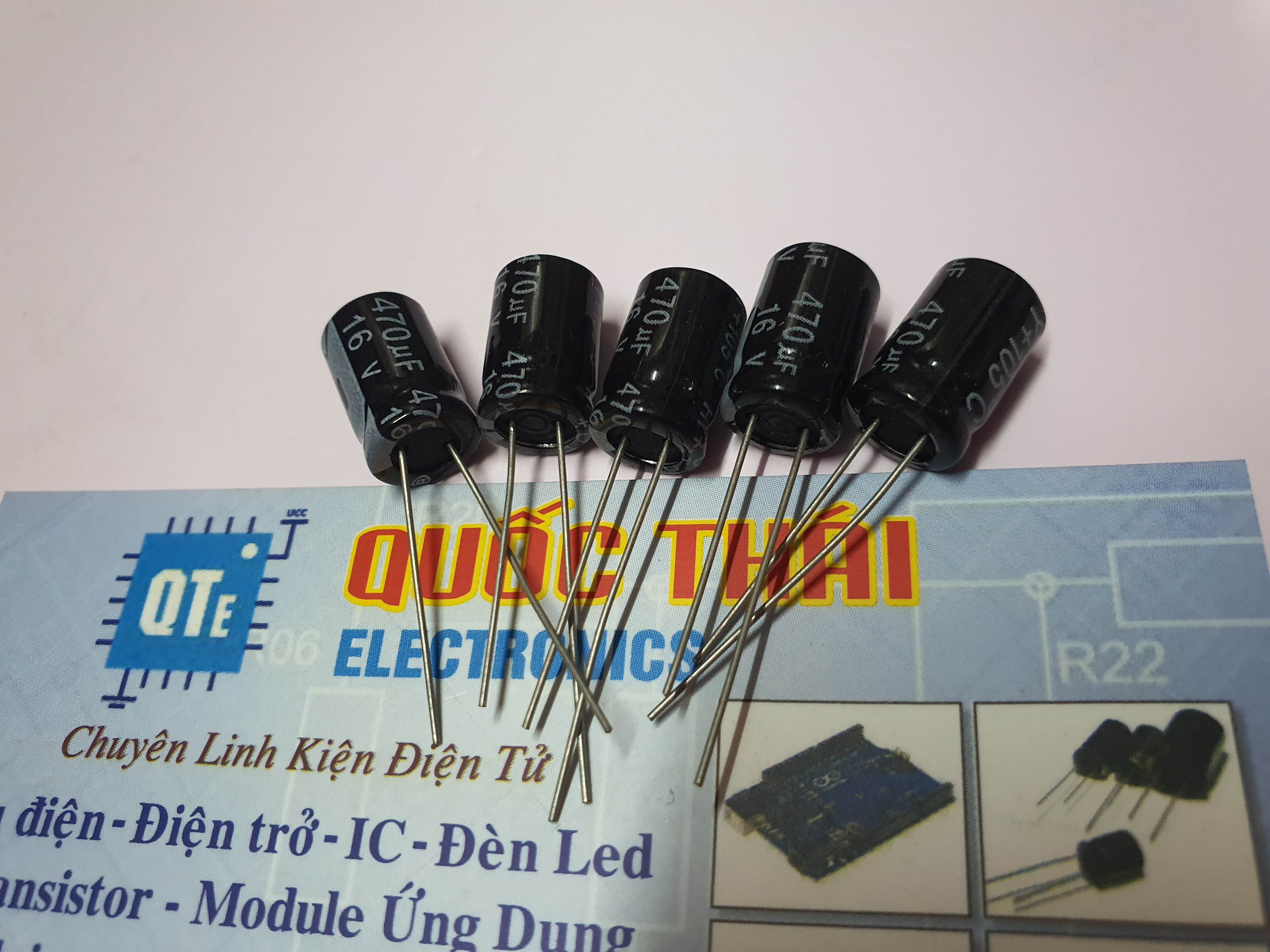 Combo 5 tụ 470uf/ 16v