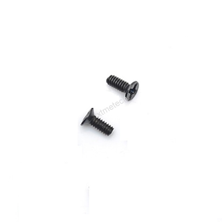 Ốc pake đầu bằng 4li M4x10 mạ đen (100 con)
