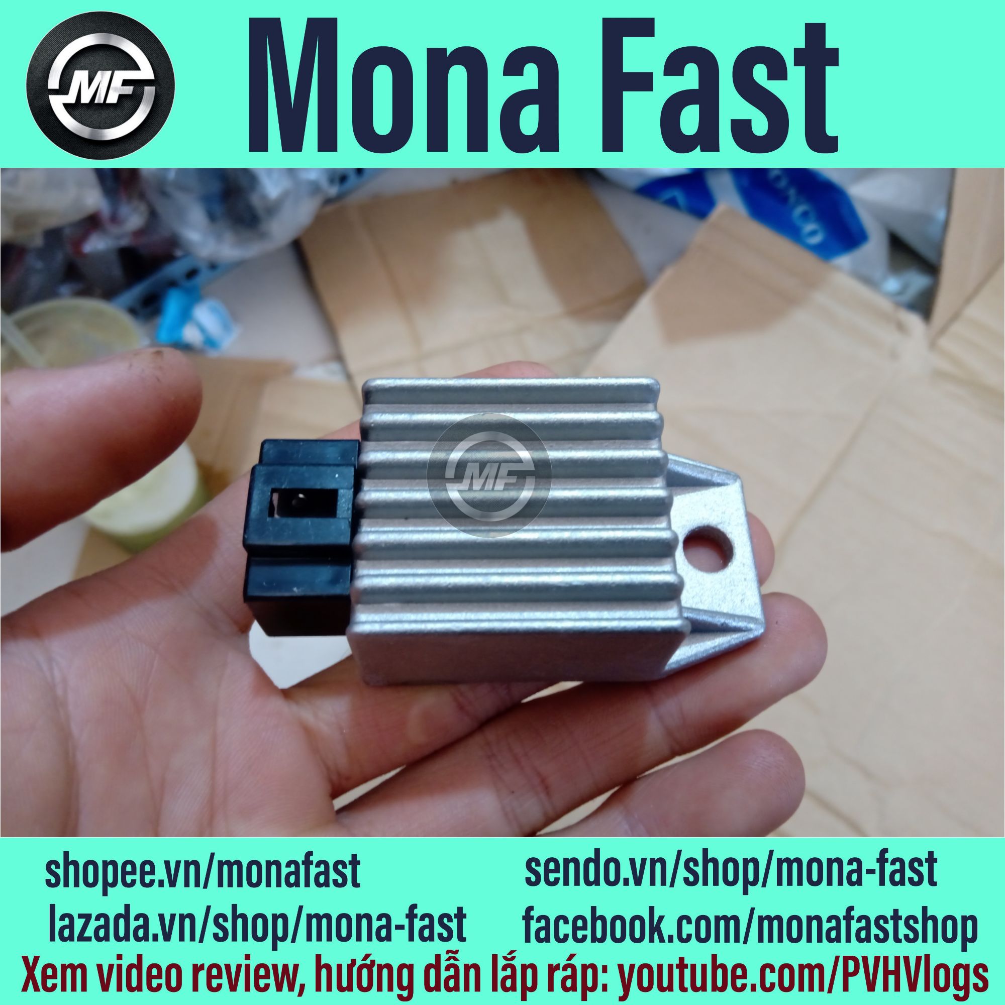 Cục xạc xe honda dream/wave/cub (sạc ổn áp)