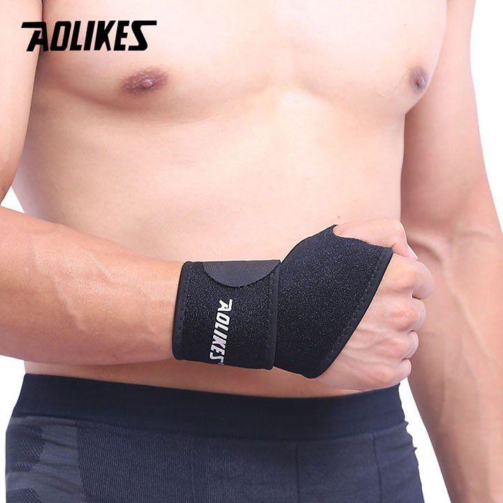 [HCM]Đai Cuốn Cổ Tay Thể Dục Thể Thao Aolikes (1 đôi)