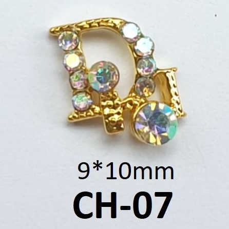 Charm thương hiệu 3D trang trí móng CH BYH008