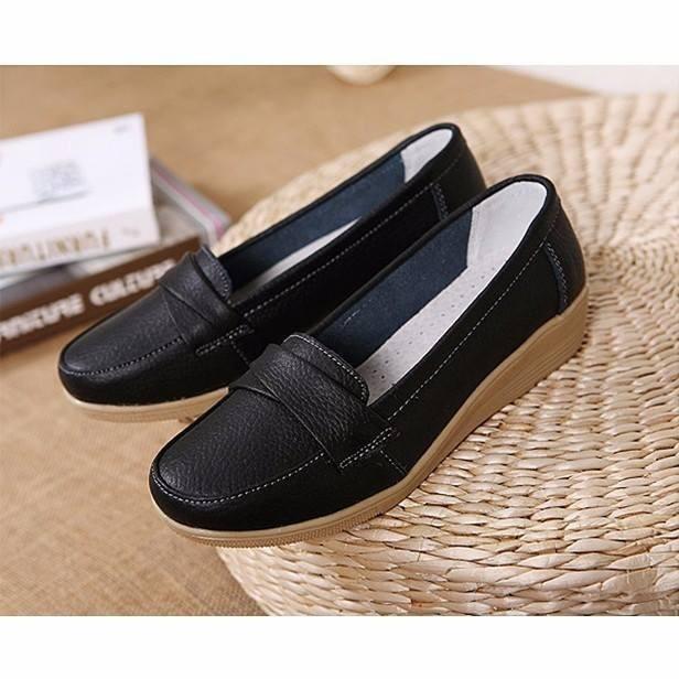 [HCM]Giày mọi da bò thật cực đẹp siêu bền