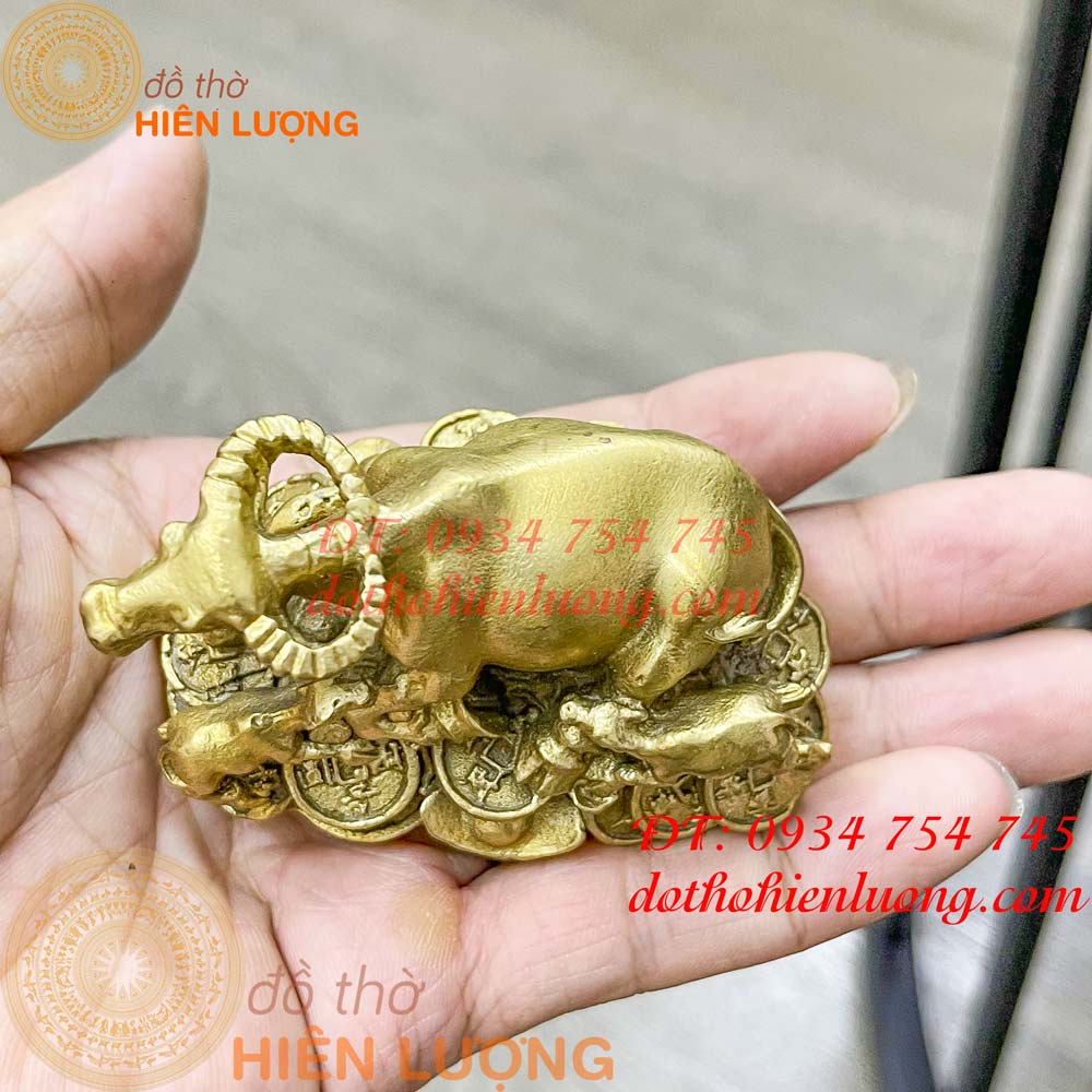 Tượng đàn trâu bằng đồng phong thủy