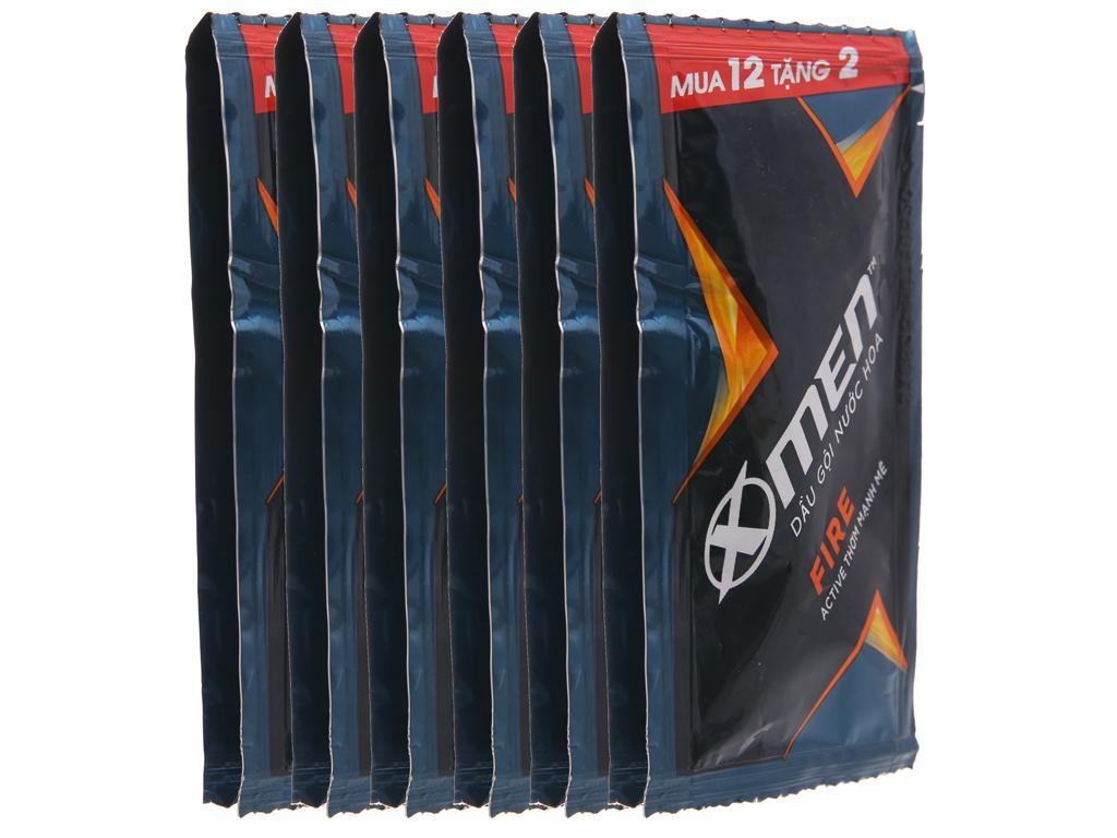 Combo 3 Dây Dầu Gội Xmen Wood/ Fire (Dây 12 Gói Tặng 2)