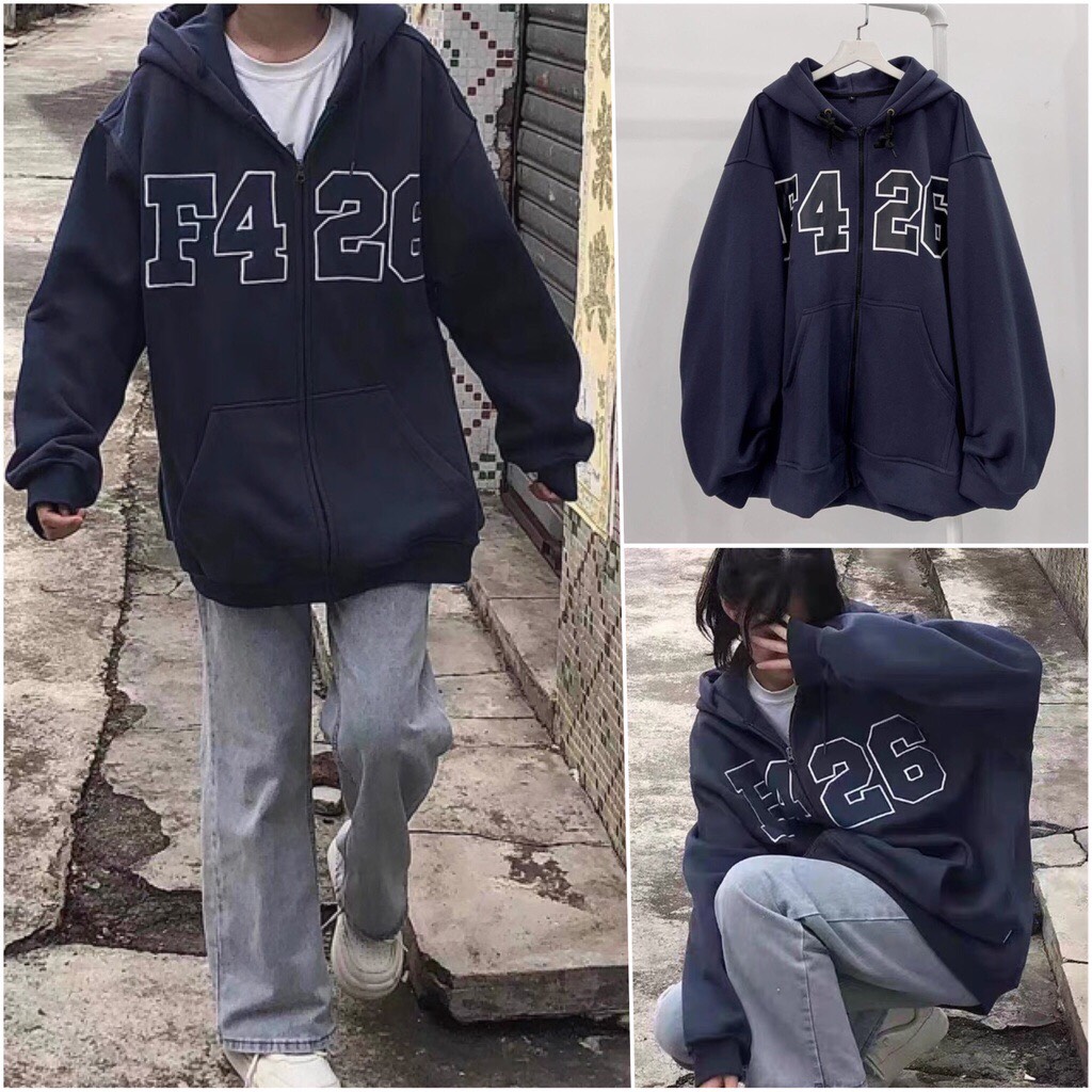 Áo nỉ Sweater nam nữ form rộng in sắc nét F426 thời trang cá tính