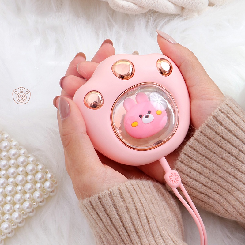 Máy sưởi mini hình chân gấu thông minh - dễ thương