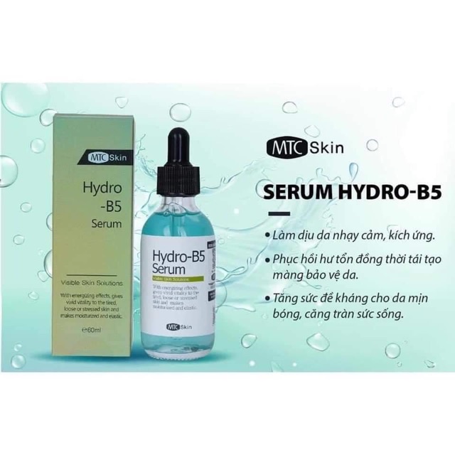 Serum Hydro-B5 phục hồi da ,căng bóng da phân phối Spa