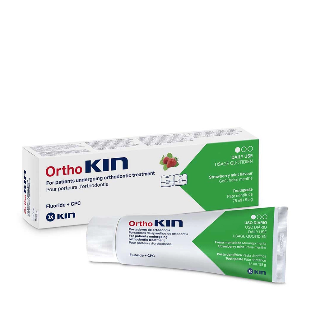 Kem đánh răng cho răng niềng Ortho Kin (Tuýp 75ml)