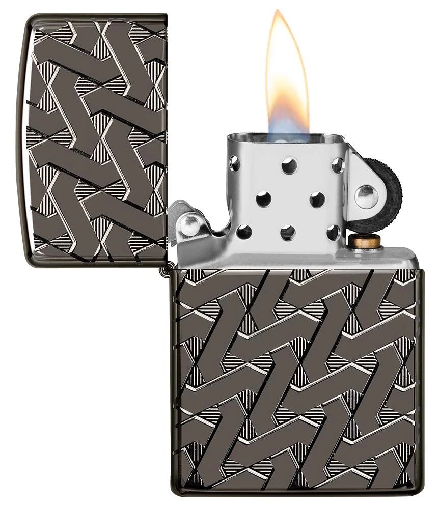 Bật Lửa Zippo Armor® Geometric Weave Design 49173