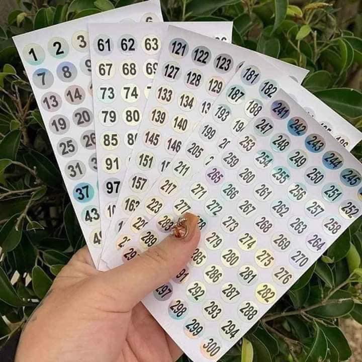 Tem số decan dán mã số chai sơn
