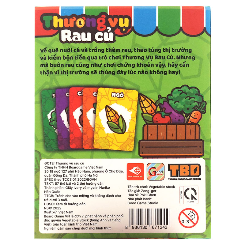 Boardgame Thương Vụ Rau Củ - Board Game VN