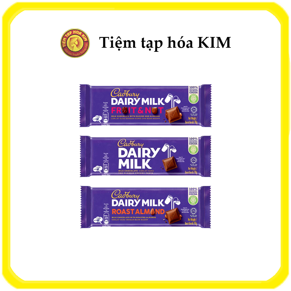 Socola sữa Cadbury Dairy Milk