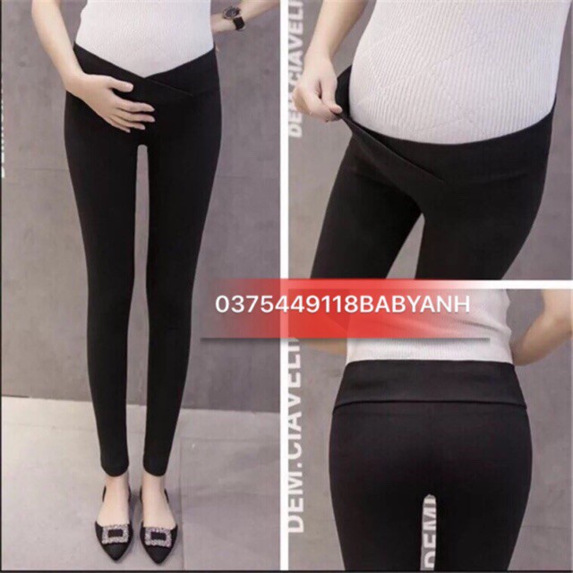 [40-70kg] Quần bầu cạp Chéo chất cotton vừa, dày dặn, co dãn tôt [HÀNG CHUẨN LOẠI 1]