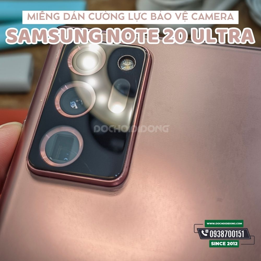 [HCM]Miếng dán cường lực camera Samsung Note 20/ Note 20 Ultra Zacase Thủy Tinh Hữu Cơ