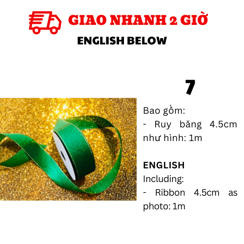 Ruy Băng Giáng Sinh - Noel Ribbons BBNE67
