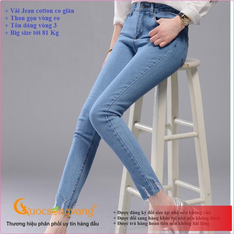 Quần nữ skinny kiểu ôm quần jean nữ không lai GLQ017 Cuocsongvang