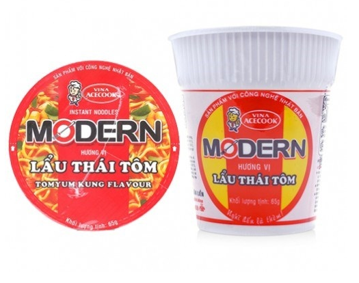 (Thùng 24 ly) Mì ly Modern Lẩu thái tôm 65g | Bách hóa Hoàn Hảo