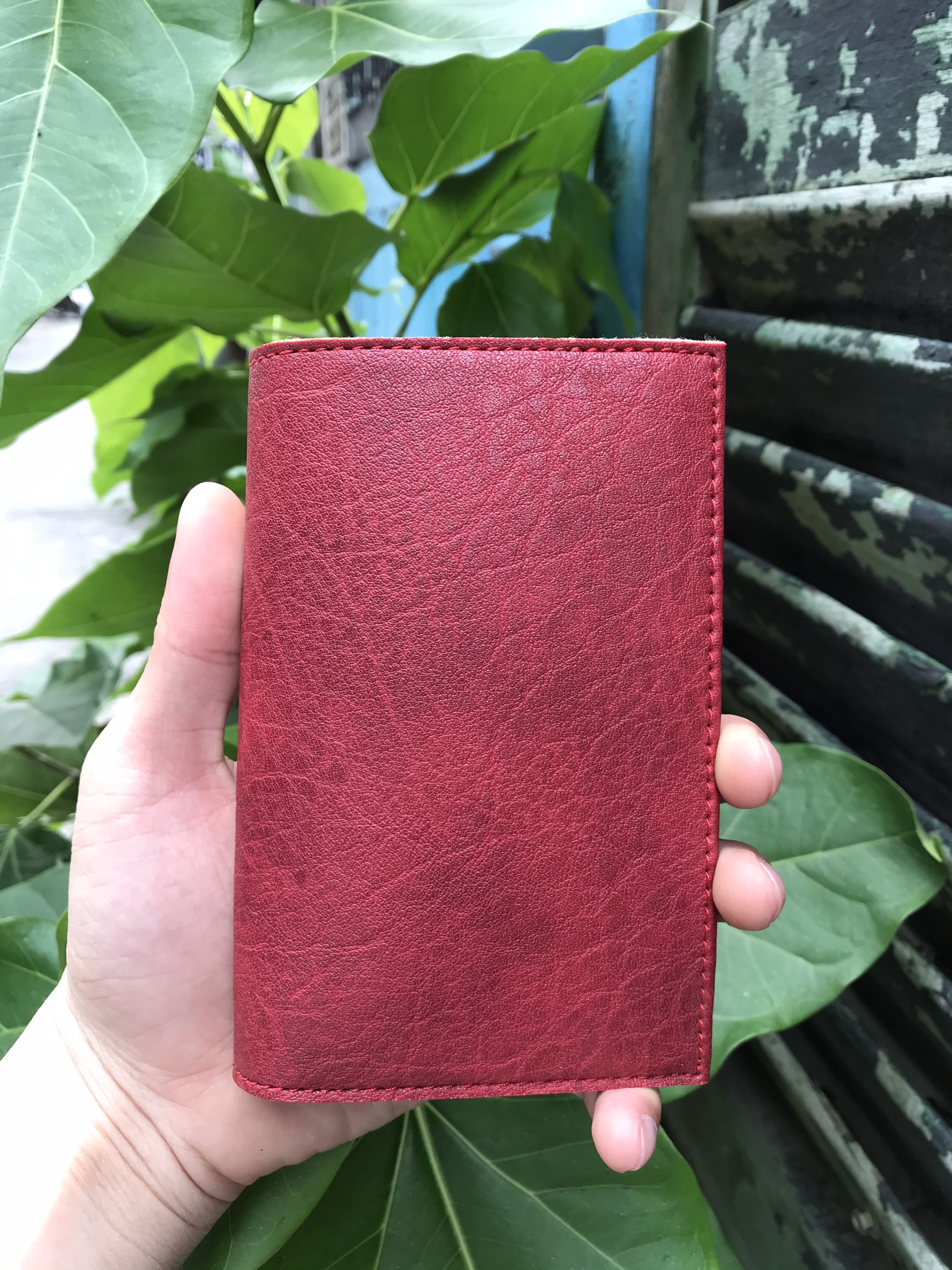 [HCM]Ví đựng hộ chiếu/cover passport màu đỏ boocđo