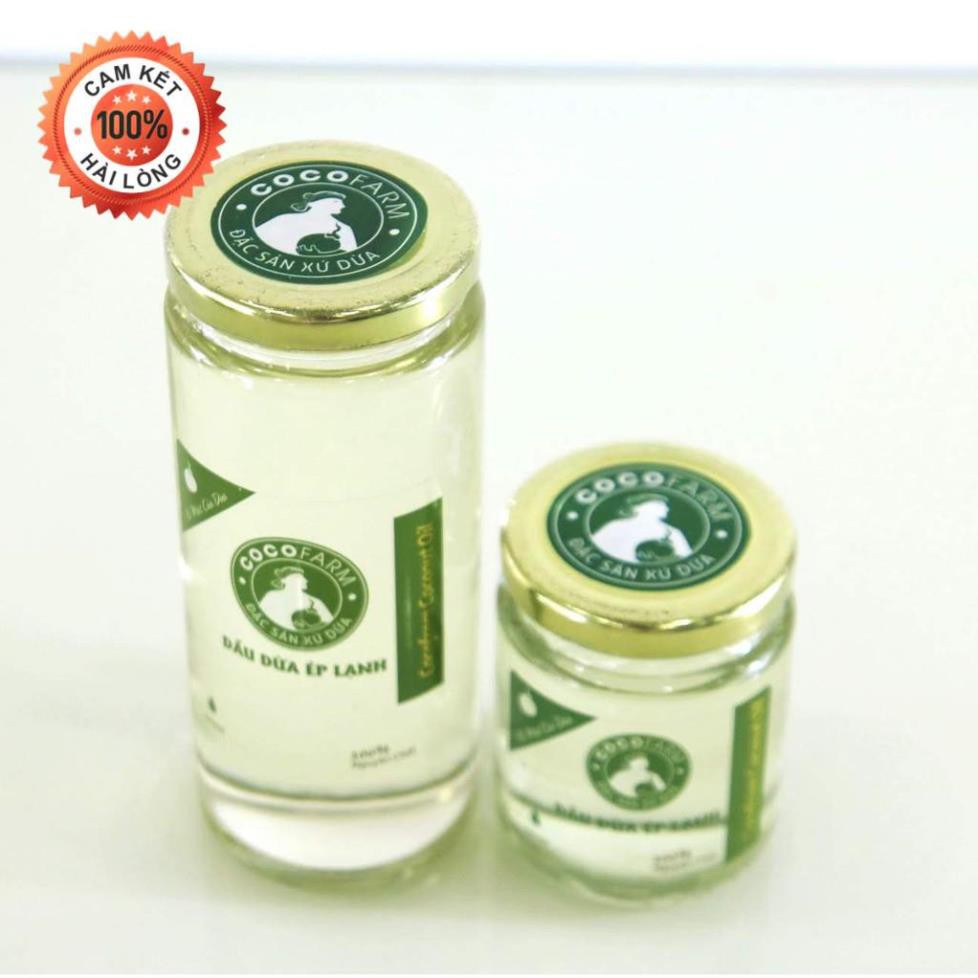 Dầu Dừa Nguyên Chất Ép Lạnh Cocofarm