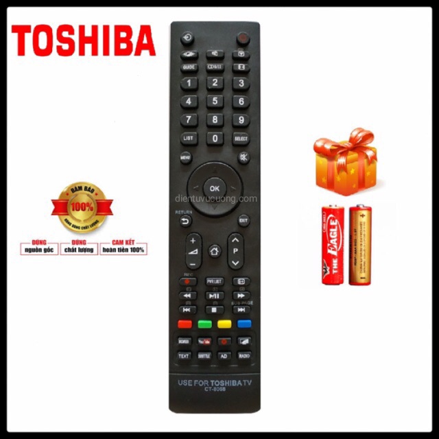 [HCM]Điều Khiển SmartTV TOSHIBA CT-8068