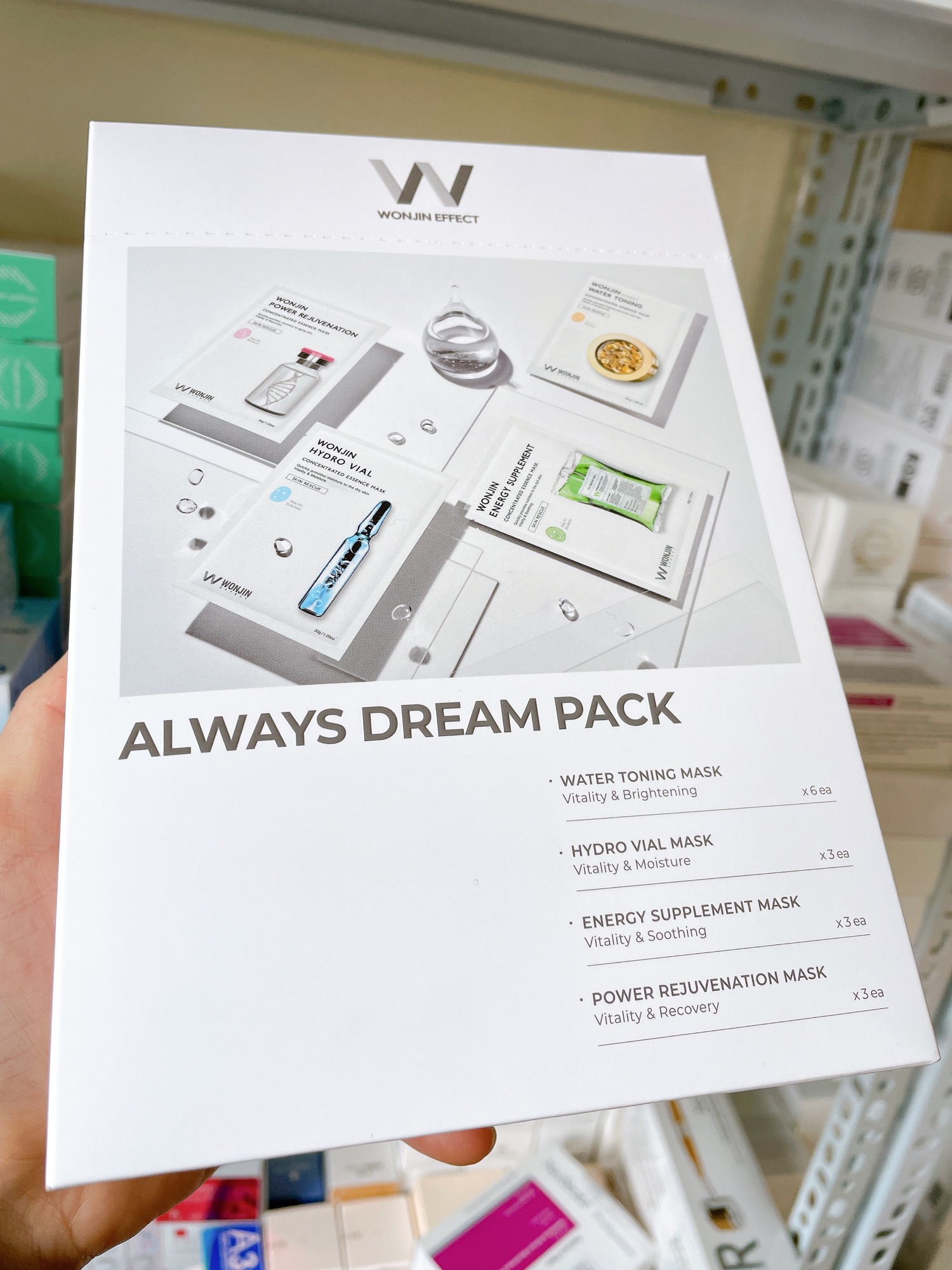 1 Chiếc MẶT NẠ WONJIN EFFECT MASK Đủ Màu