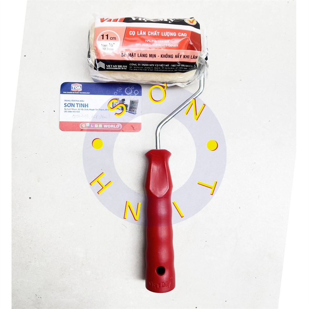 Rulo lăn sơn cọ lăn sơn Việt Mỹ 11cm 23cm