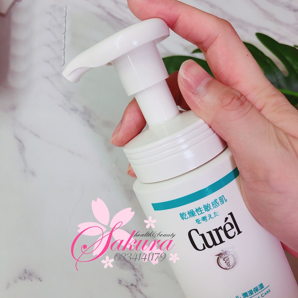 [HCM]Sữa Rửa Mặt Curel Foaming Wash 150Ml