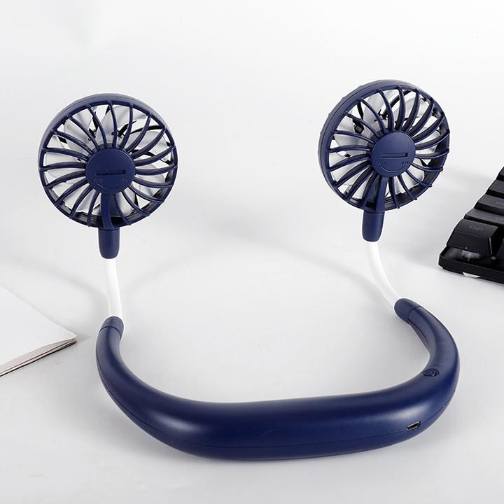 Quạt vòng đeo cổ làm mát thoải mái sạc usb