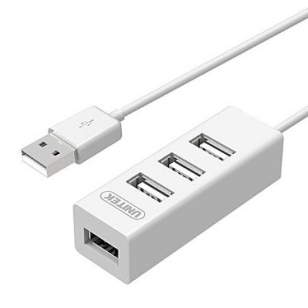 Hub USB 2.0 1 ra 4 cổng dây dài 80cm UNITEK Y-2140