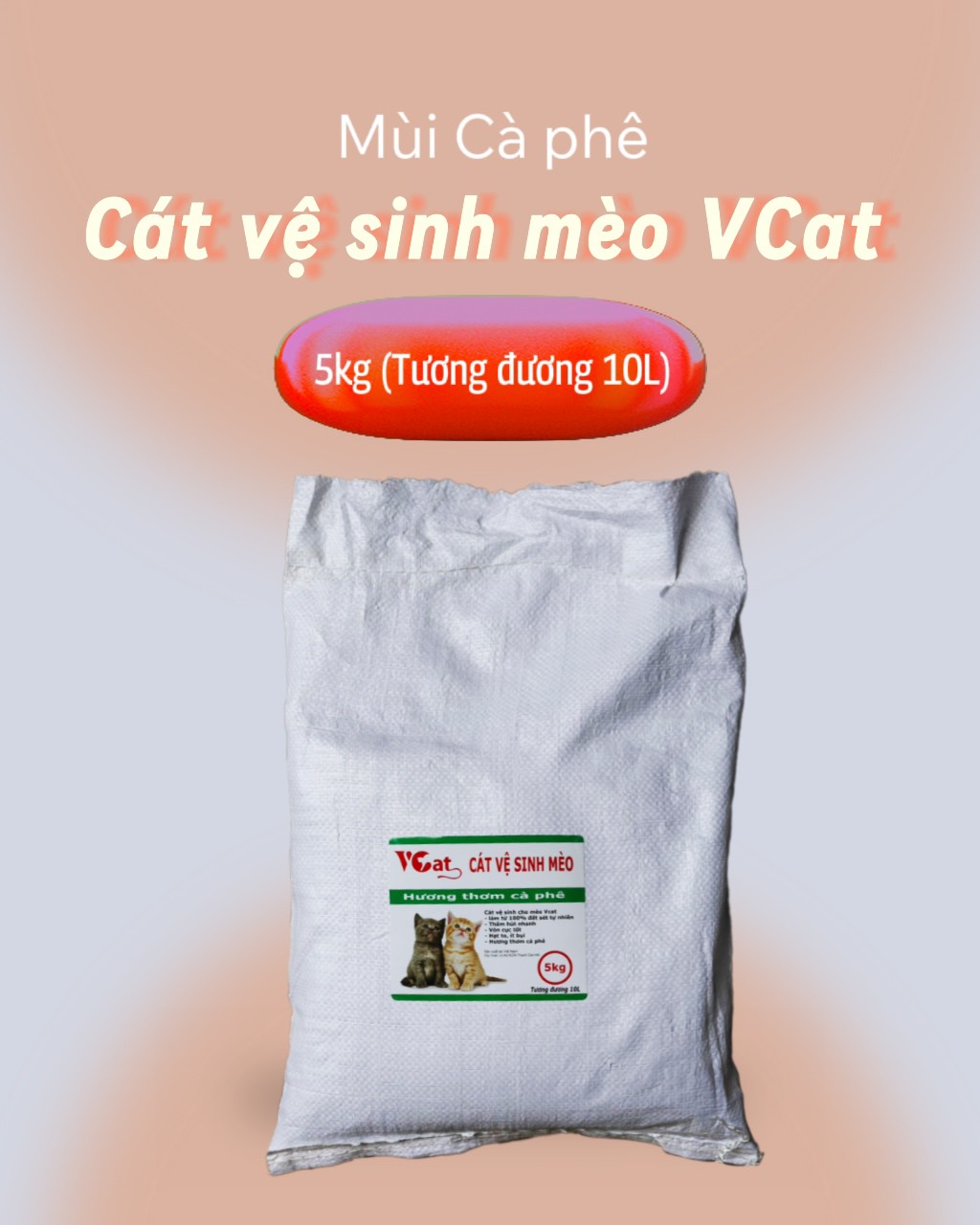 Orgo - VCat- Cát vệ sinh mèo / cat for cats / cát mèo / cát cho mèo / nhà vệ sinh mèo / khay vệ sinh mèo / cat meo