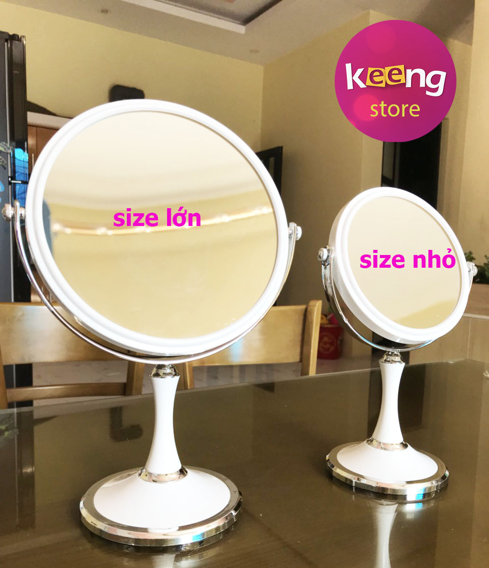 Gương Trang Điểm 2 Mặt Monoco Cỡ Lớn