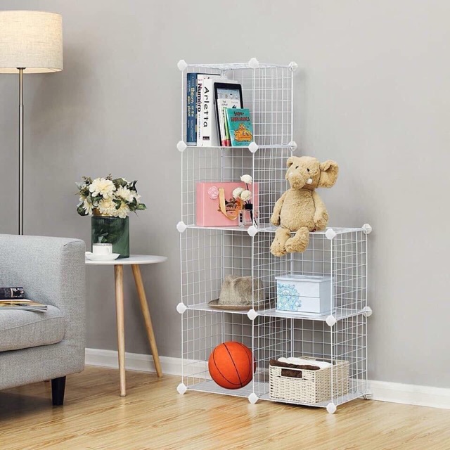 KỆ TỦ LƯỚI GHÉP SẮT ĐA NĂNG( bán theo tấm - khách inbox shop để tư vấn)