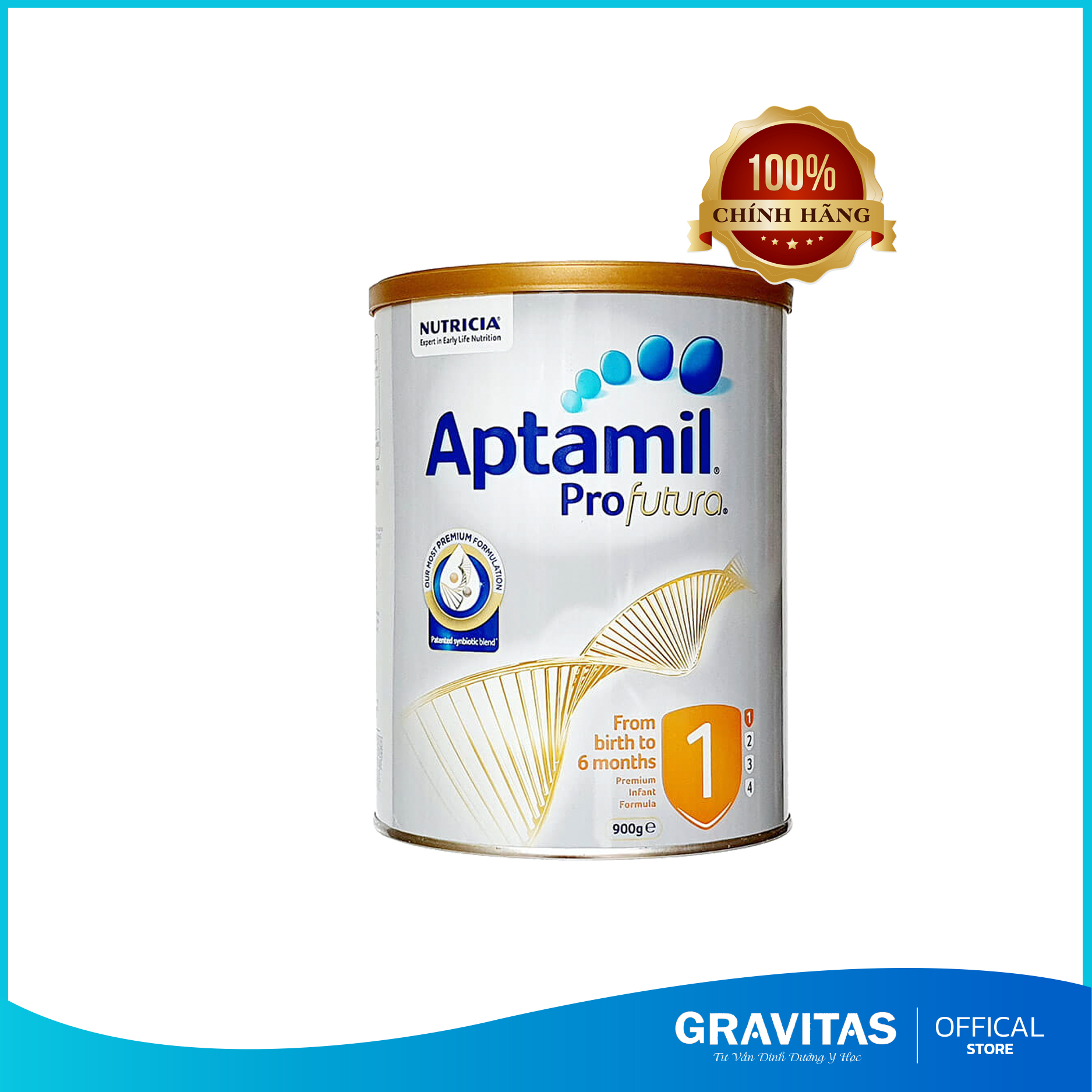 [ Mẫu Mới ] Sữa Aptamil Úc Số 1 2 3 850gm
