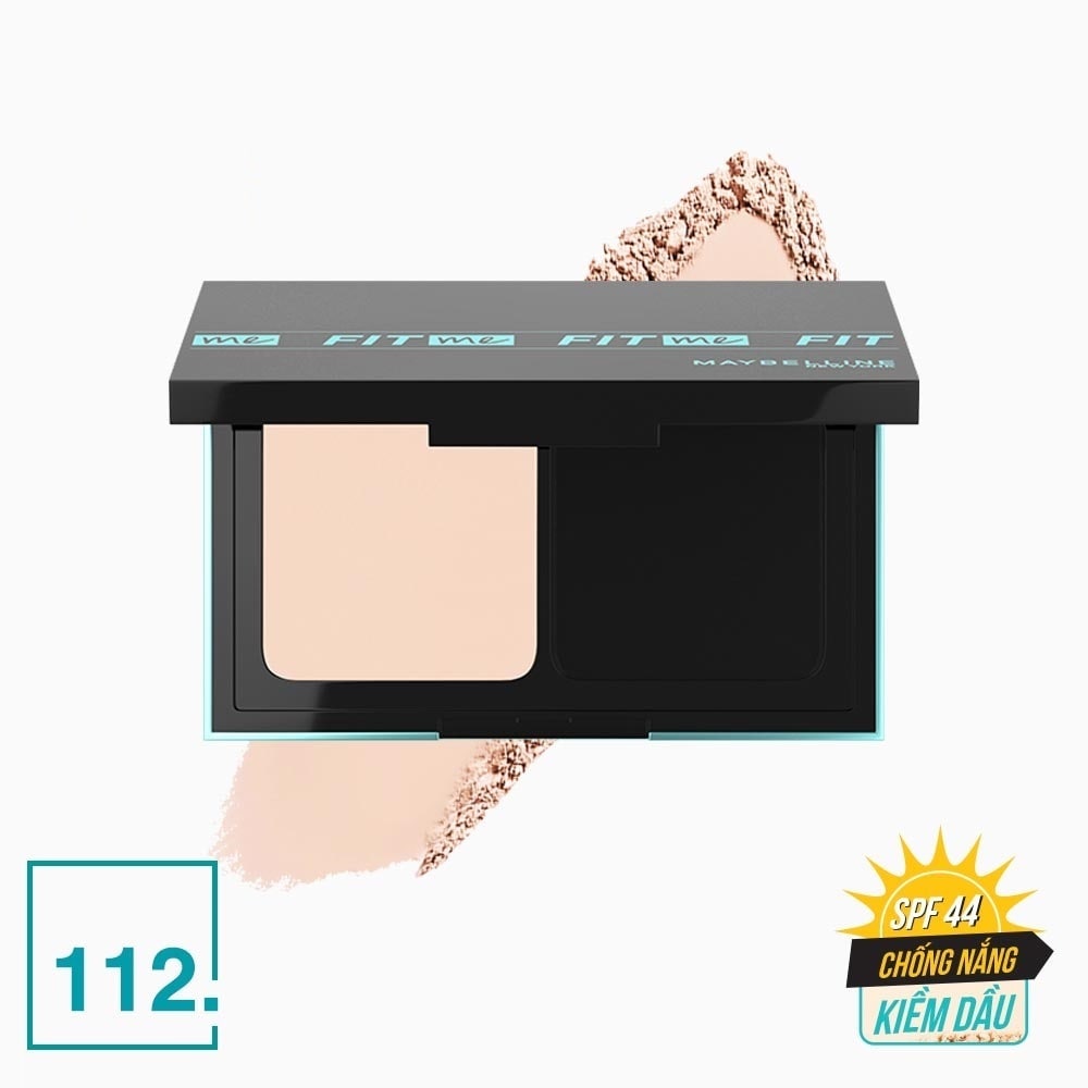 Phấn nền kiềm dầu maybelline fit me powder foundation spf44/pa++++ 9g
