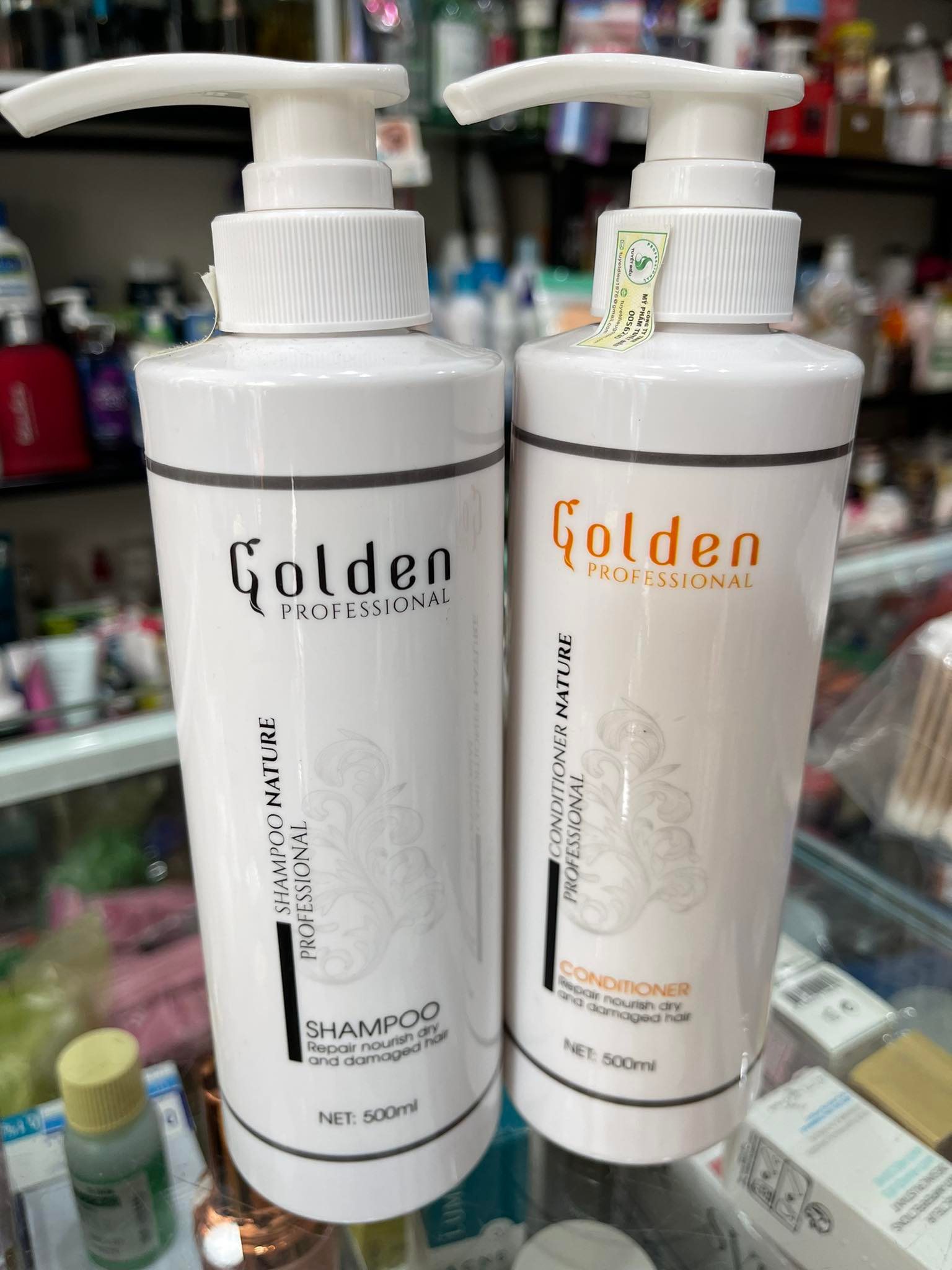 Cặp dầu gội xả siêu mượt Golden