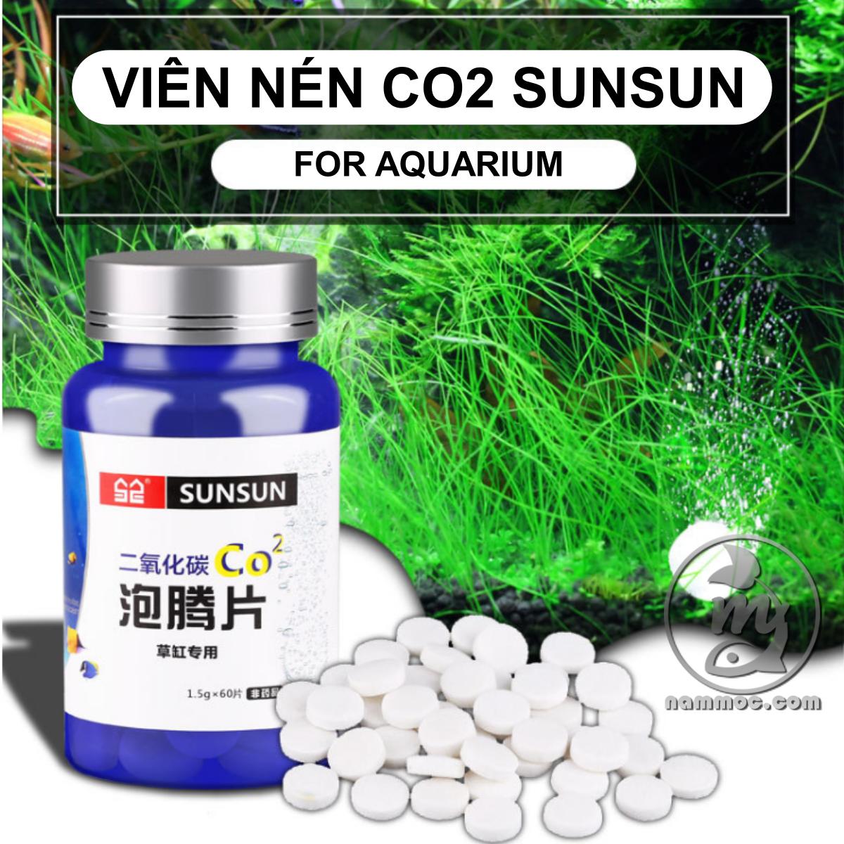 CO2 dạng viên SUNSUN - CO2 Cho Bể Thuỷ Sinh