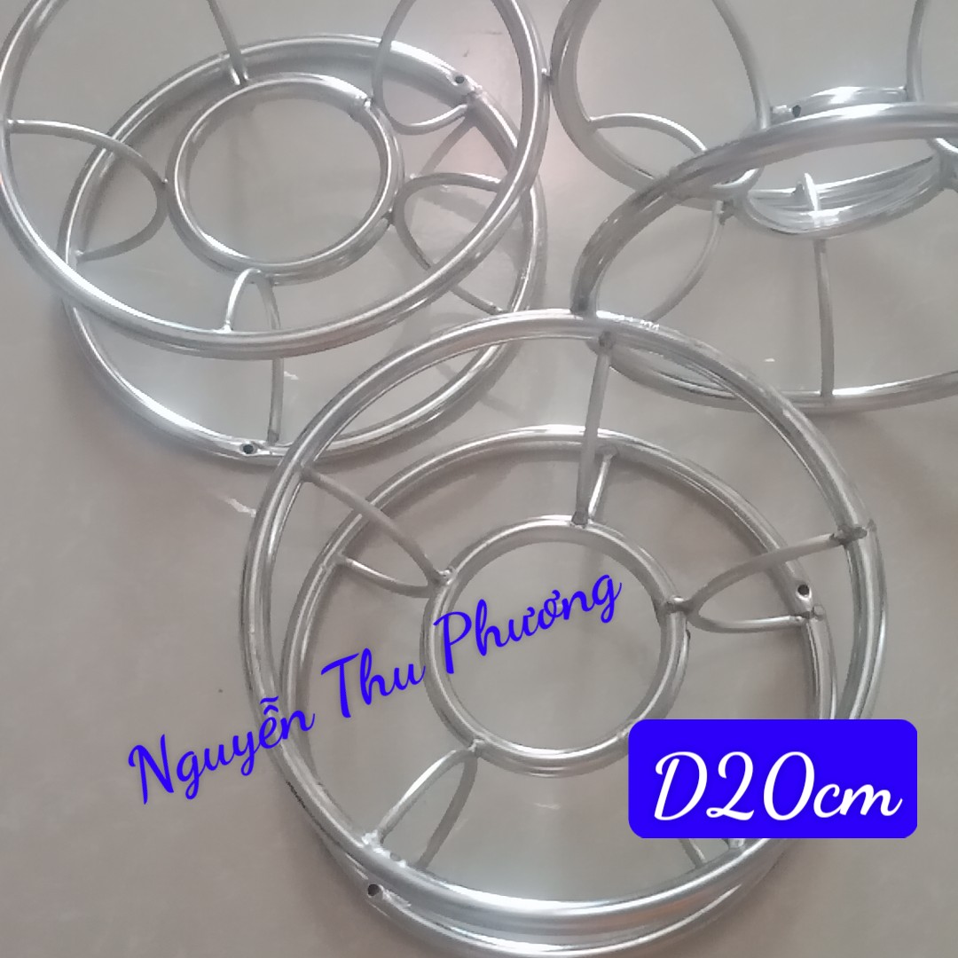 GUỒNG INOX D15 và d20cm, GUỒNG QUẤN DÂY DIỀU ĐẸP