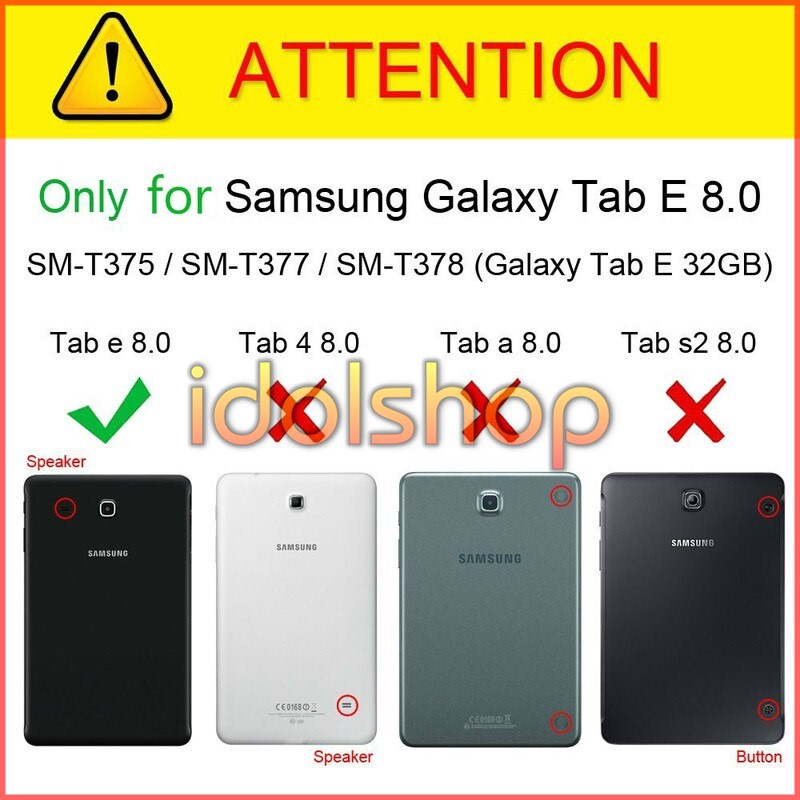 Bao da xoay 360 độ Samsung Galaxy Tab E 8.0 T377/ T375