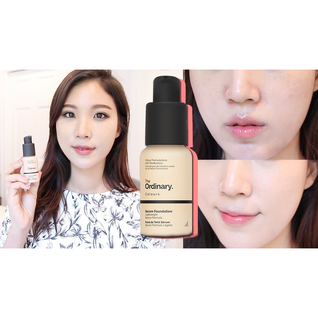 [The Ordinary] Kem Nền Mỏng Nhẹ Serum Foundation/ Che Phủ Cao Coverage Foundation