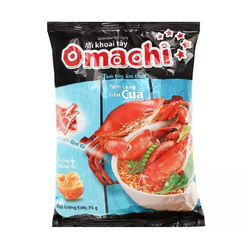 Mì khoai tây Omachi tôm riêu cua 85g - SibMart - SM0376