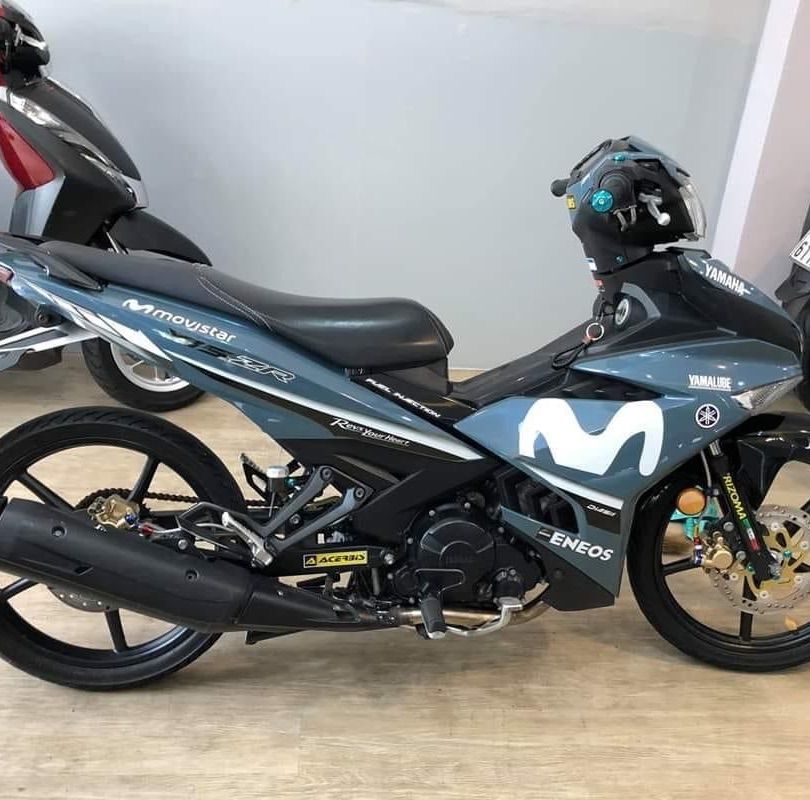 Tem rời ex 150 Movistar dán xe xám xi măng