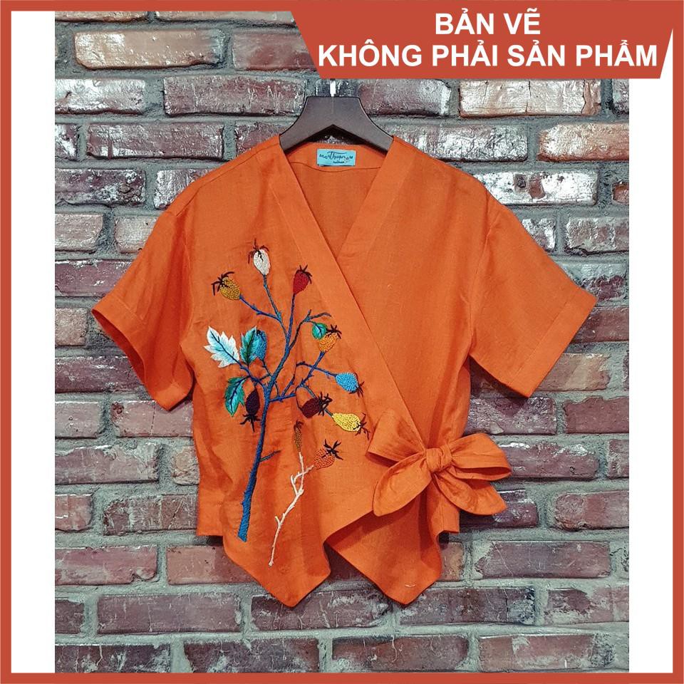 Rập giấy mã 785- rập áo croptop (Bản vẽ) (BẢN VẼ)