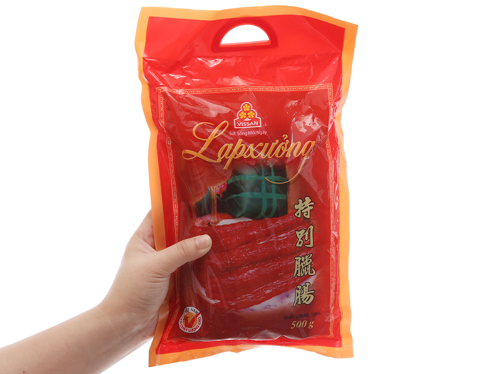 Lạp xưởng heo Vissan gói 500g