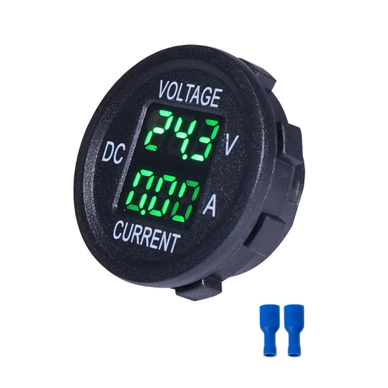 Universal DC 9V to 48V 10A Digital Voltmeter Ammeter Voltage Current Meter Measurement LED Display For 12V 24V 36V Electric bike Motorcycle Car Truck