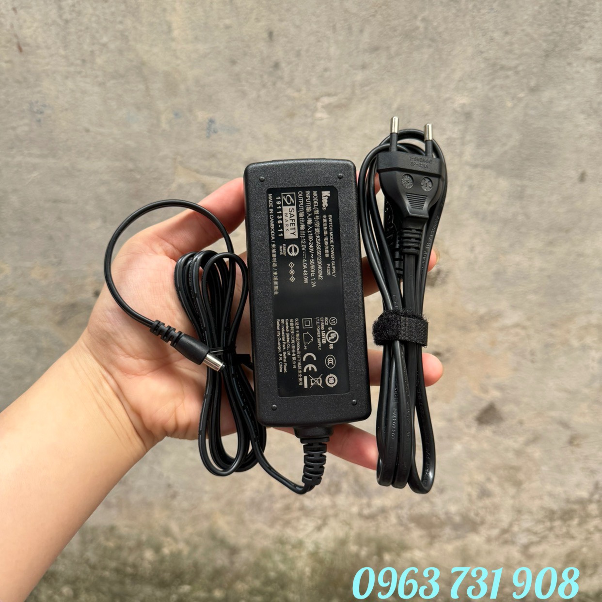 Adapter nguồn 12V 4A Sony loại cao cấp