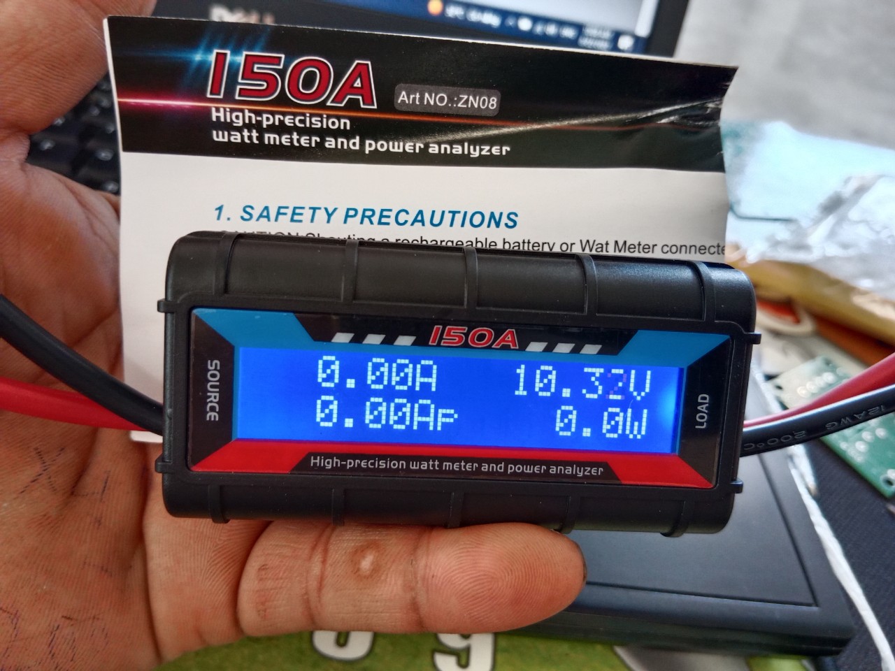 Đồng Hồ Đo Công Suất Điện Tử DC150A Watt Meter